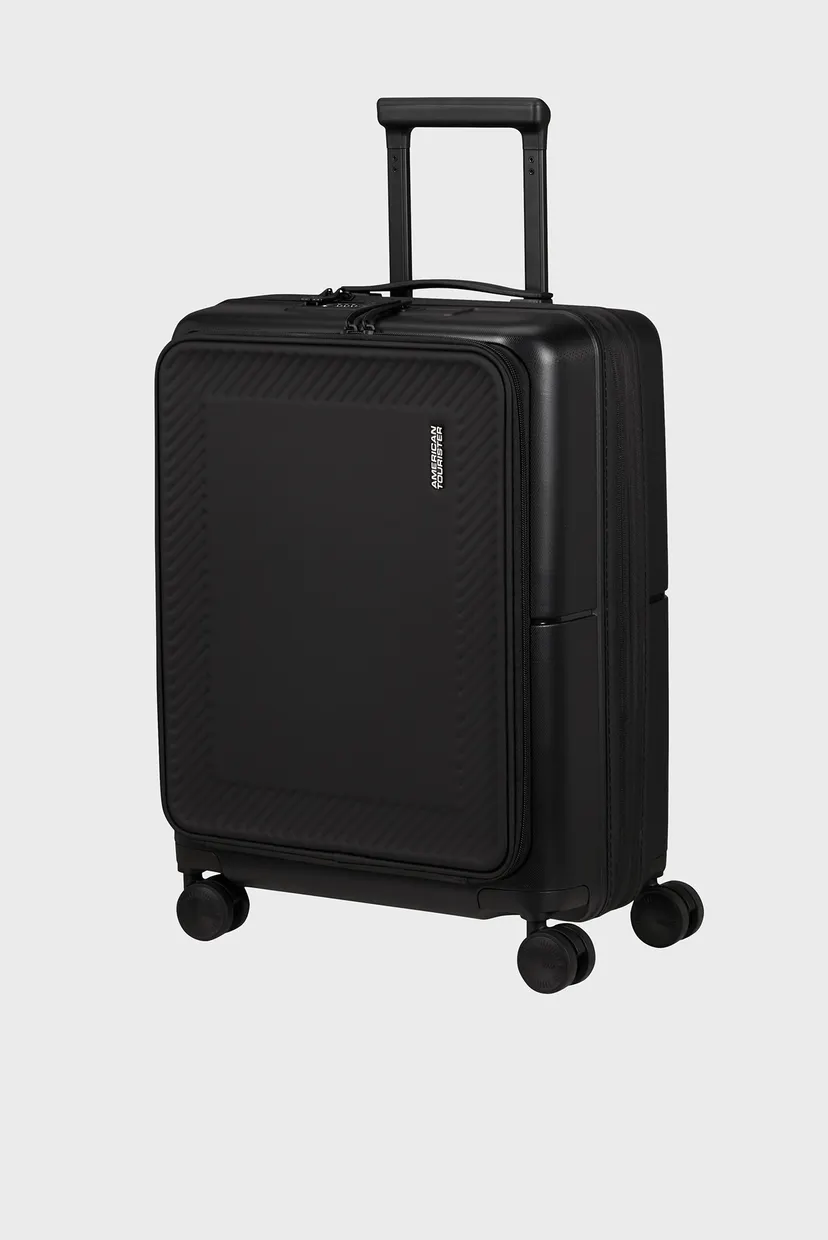 Черный чемодан 55 см DASHPOP TRUE BLACK 3