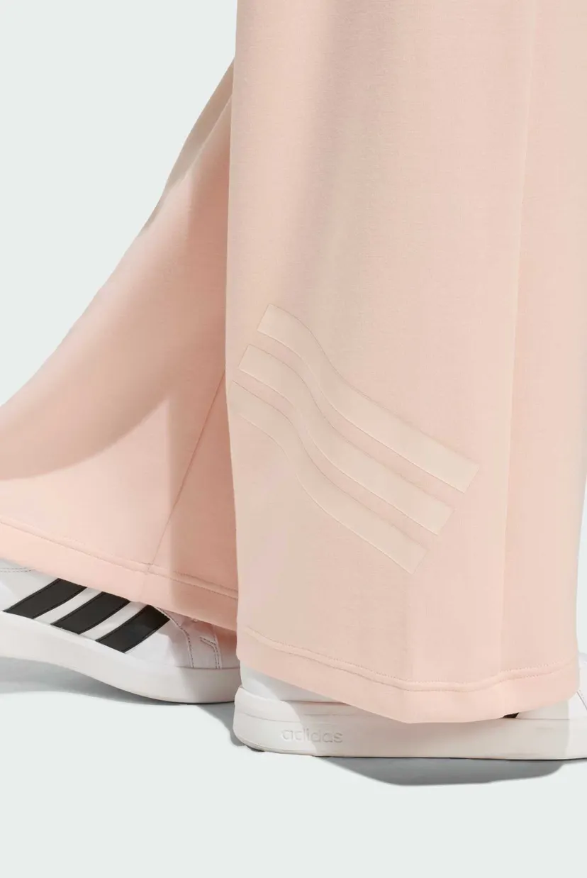 Детские розовые спортивные брюки FUTURE ICONS 3 STRIPES WIDE LEG 5