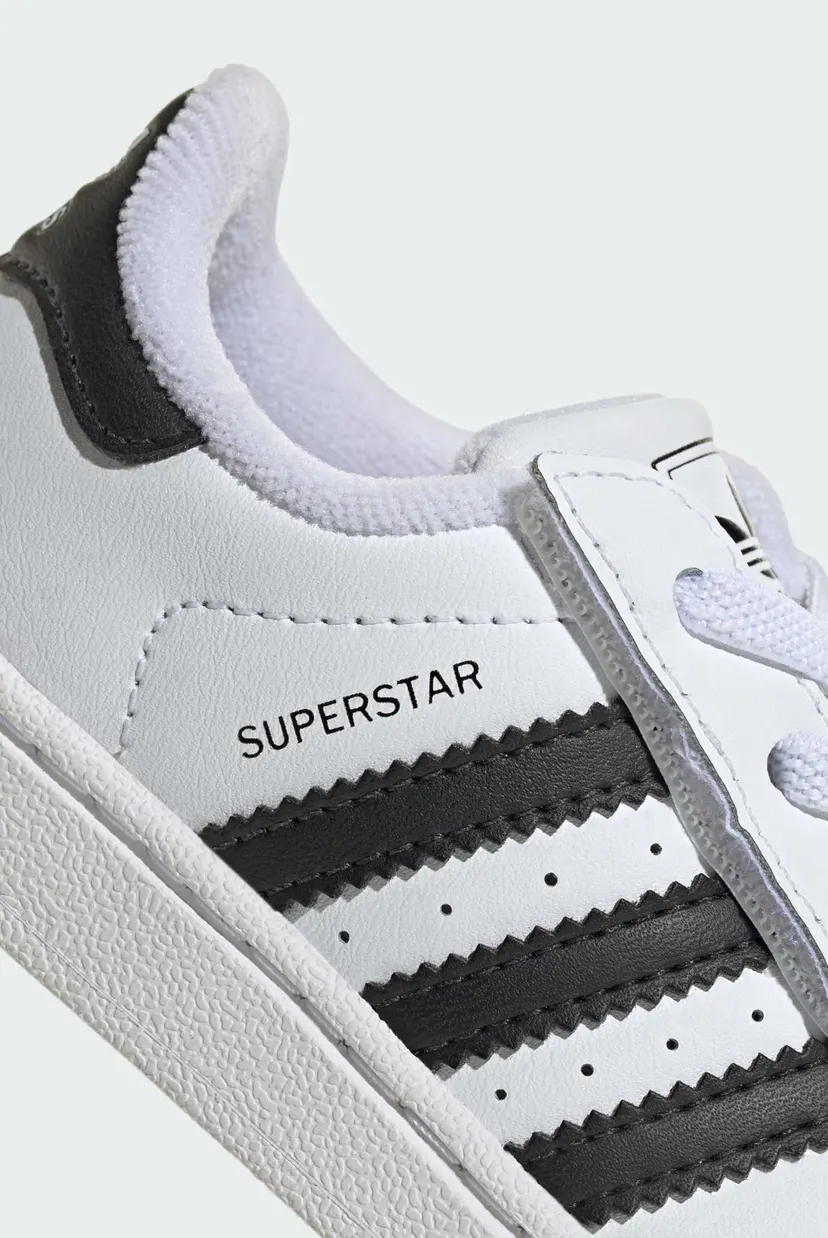 Дитячі білі снікерси Superstar II Elastic Lace Kids 9