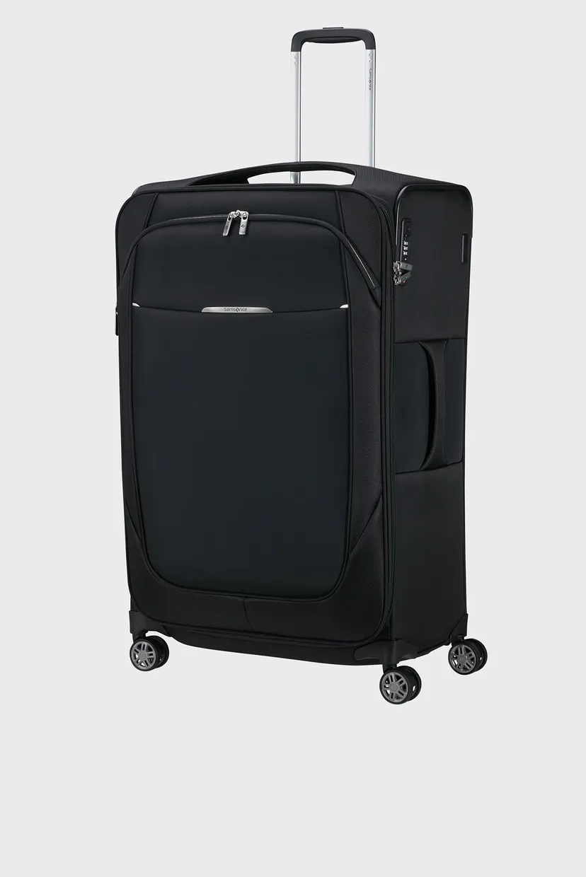 Черный чемодан 78 см RE-LITE BLACK 6
