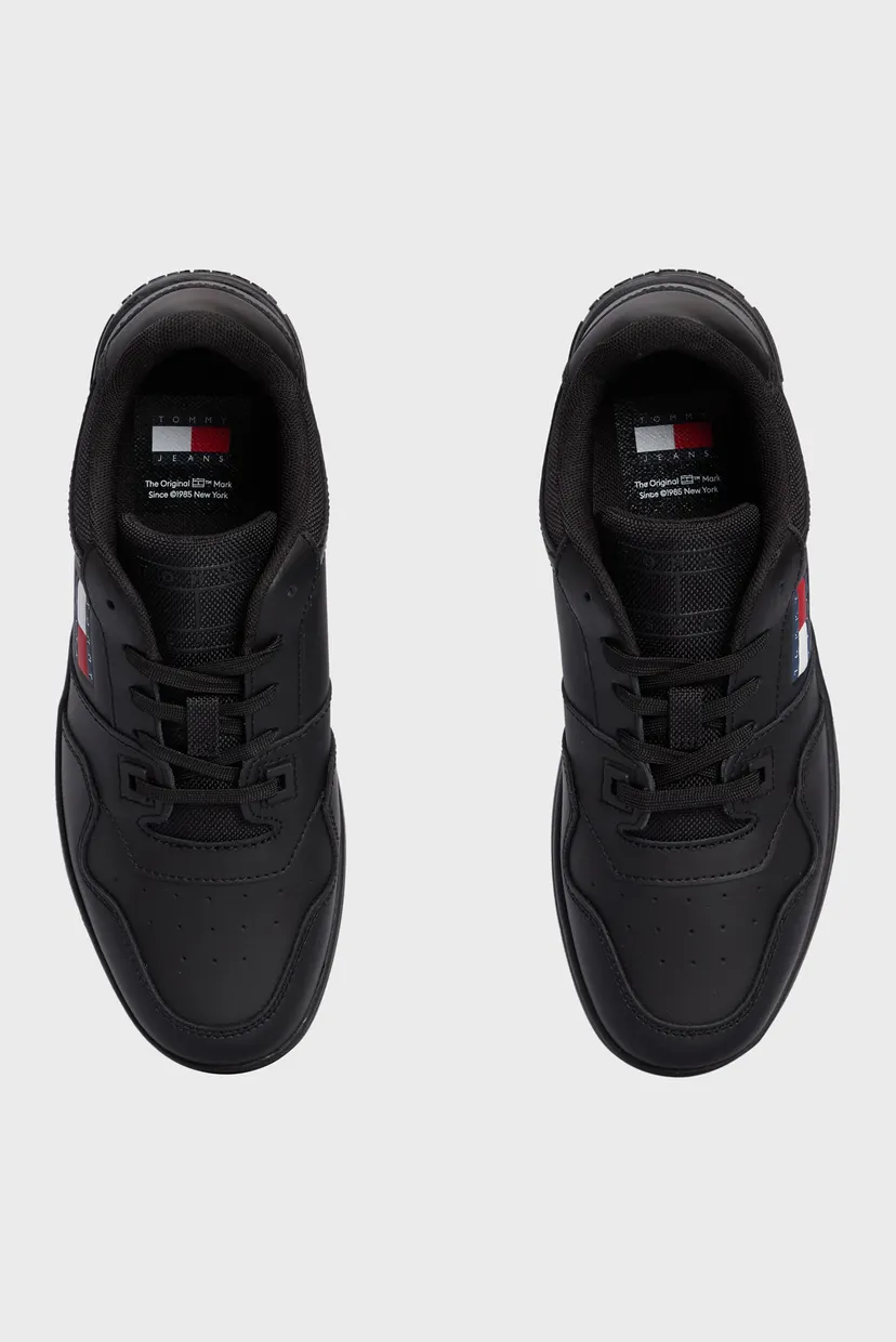 Женские черные сникерсы TJM BASKET LEATHER 4