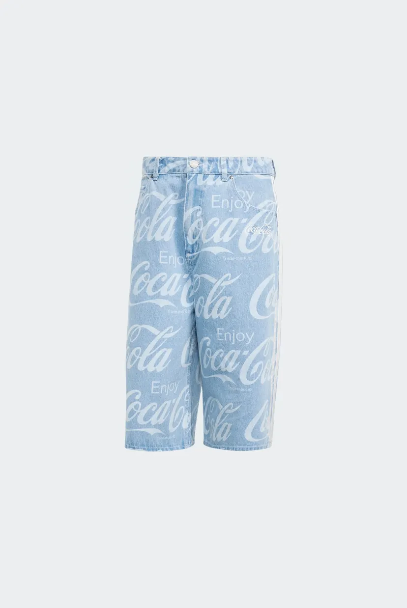 Чоловічі блакитні джинсові шорти з візерунком COCA COLA CLASSIC SPORT DENIM SHORT 6