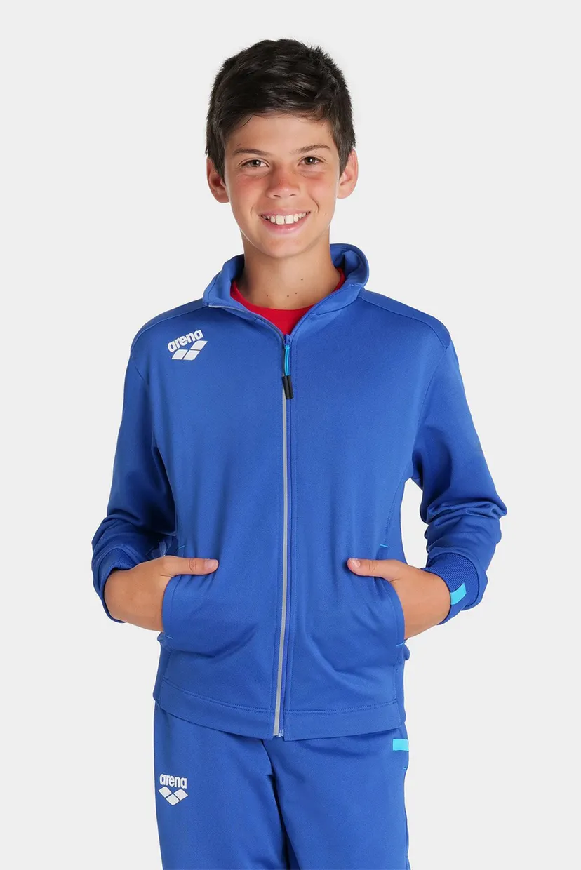 Дитяча синя спортивна кофта TEAM JACKET PANEL KNITTED POLY 6
