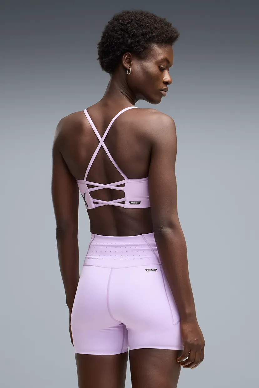 Жіночий бузковий топ PUMA x HYROX Strappy PWRMODE Sports Bra Women 3
