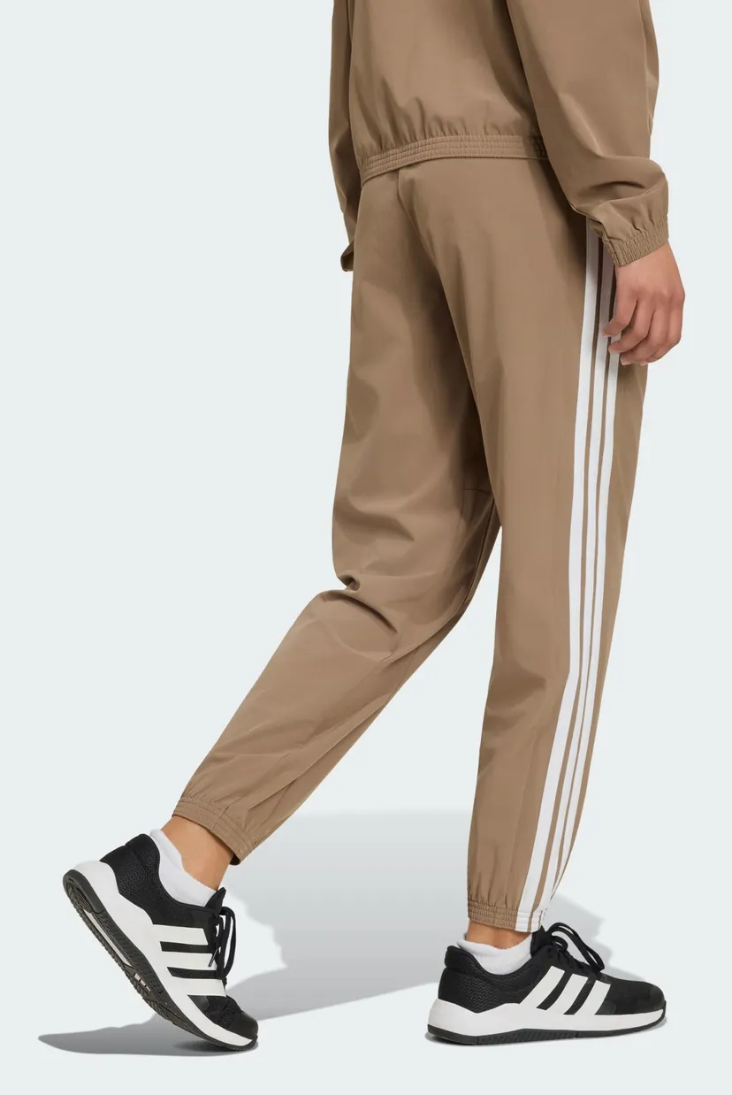 Жіночі коричневі спортивні штани Train Essentials 3-Stripes Woven 3
