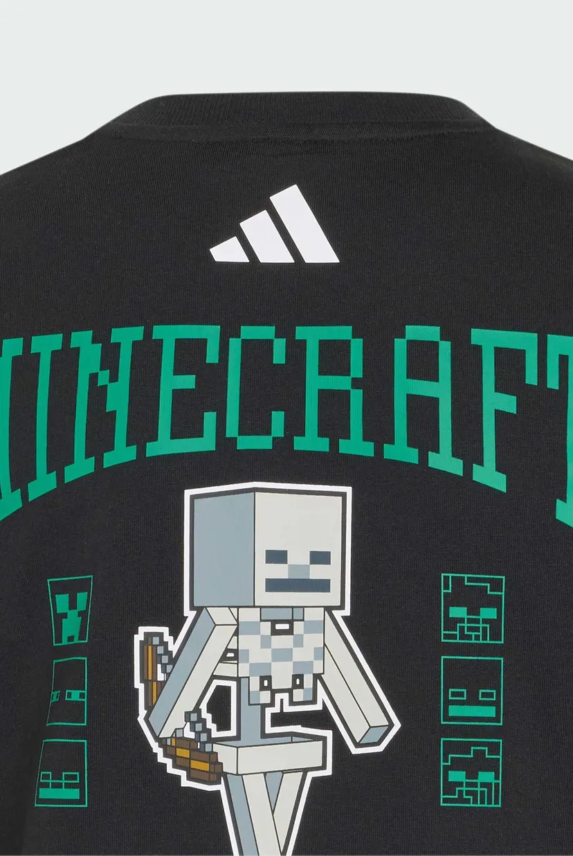 Дитяча чорна футболка ADIDAS MINECRAFT 3