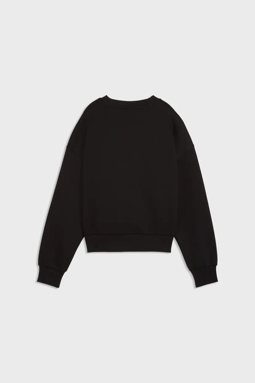 Женский черный свитшот Essentials Elevated Logo Sweatshirt Women 5