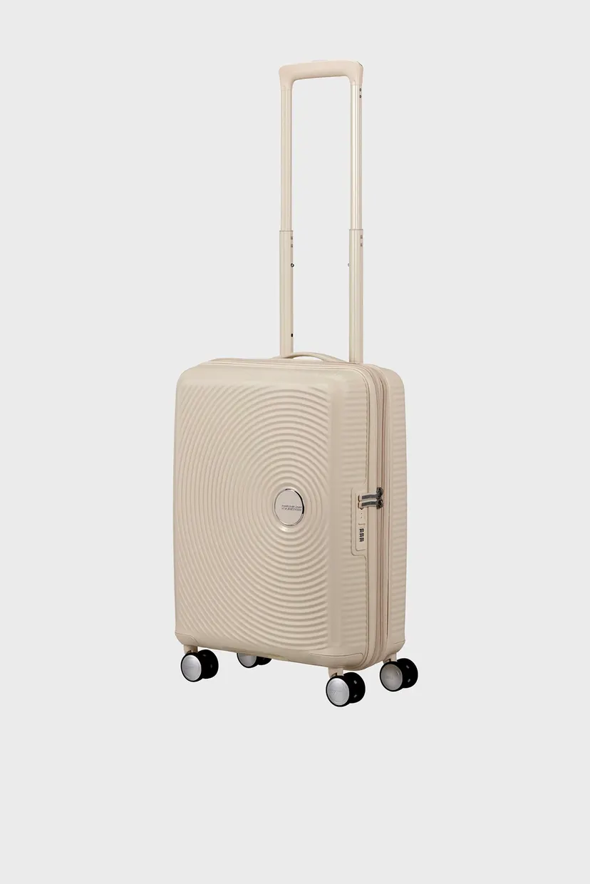 Бежевый чемодан 55 см SOUNDBOX COCONUT SAND 6
