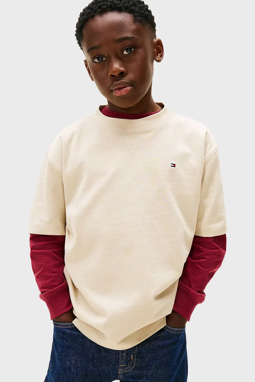Детская белая футболка WASHED FADED GRAPHIC 3
