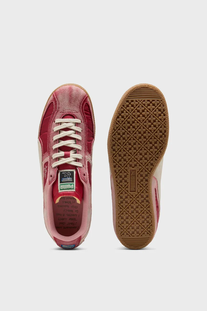 Малиновые кроссовки PUMA x KIDSUPER Brasil Panels Sneakers Unisex 5