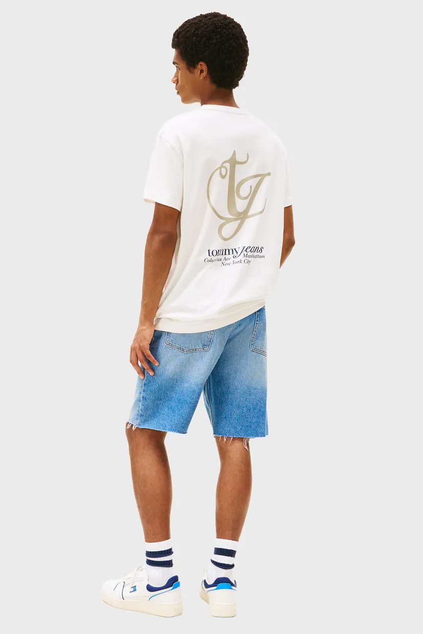Мужская белая футболка REG MONOGRAM 3