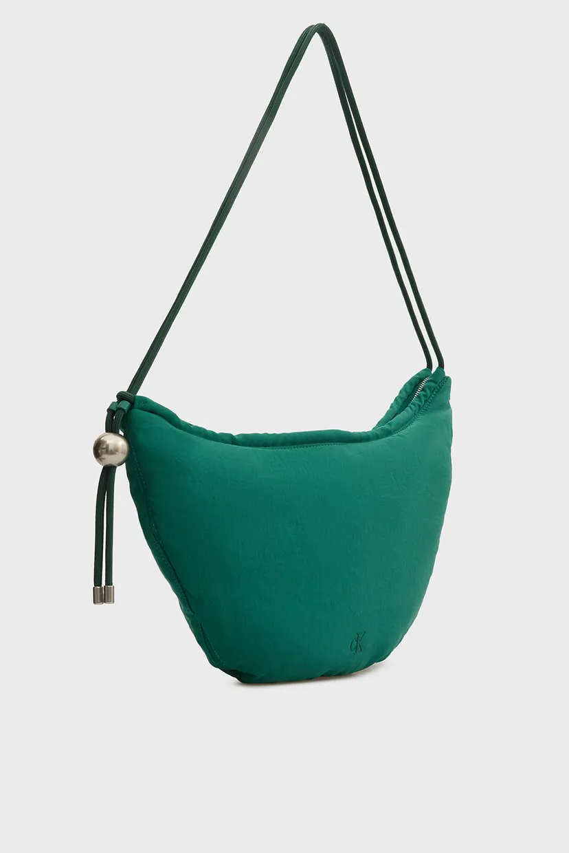 Женская зеленая сумка NYLON CORD SMALL HOBO BAG 3