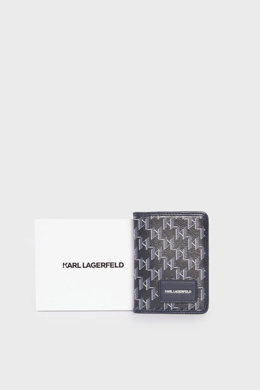 Жіночий чорний гаманець з візерунком VOYAGE PASSPORT HOLDER 5
