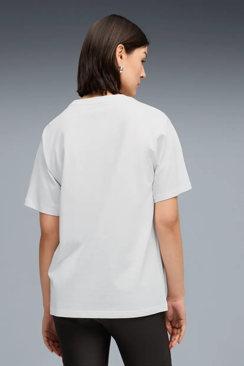 Женская белая футболка BMW M Motorsport Essentials Logo Tee Women 3