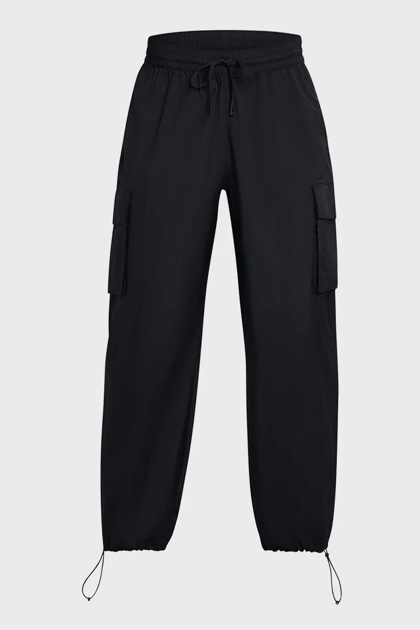 Мужские черные карго UA Crinkle Woven Pant 6