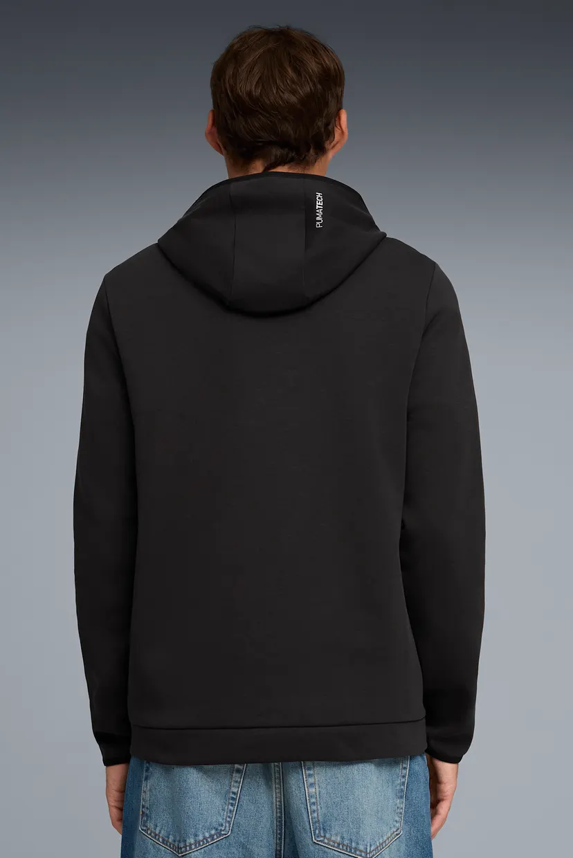 Мужское черное худи PUMATECH Hoodie Men 3