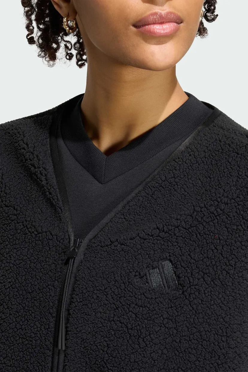 Женский черный жилет City Tech High Pile Fleece 4