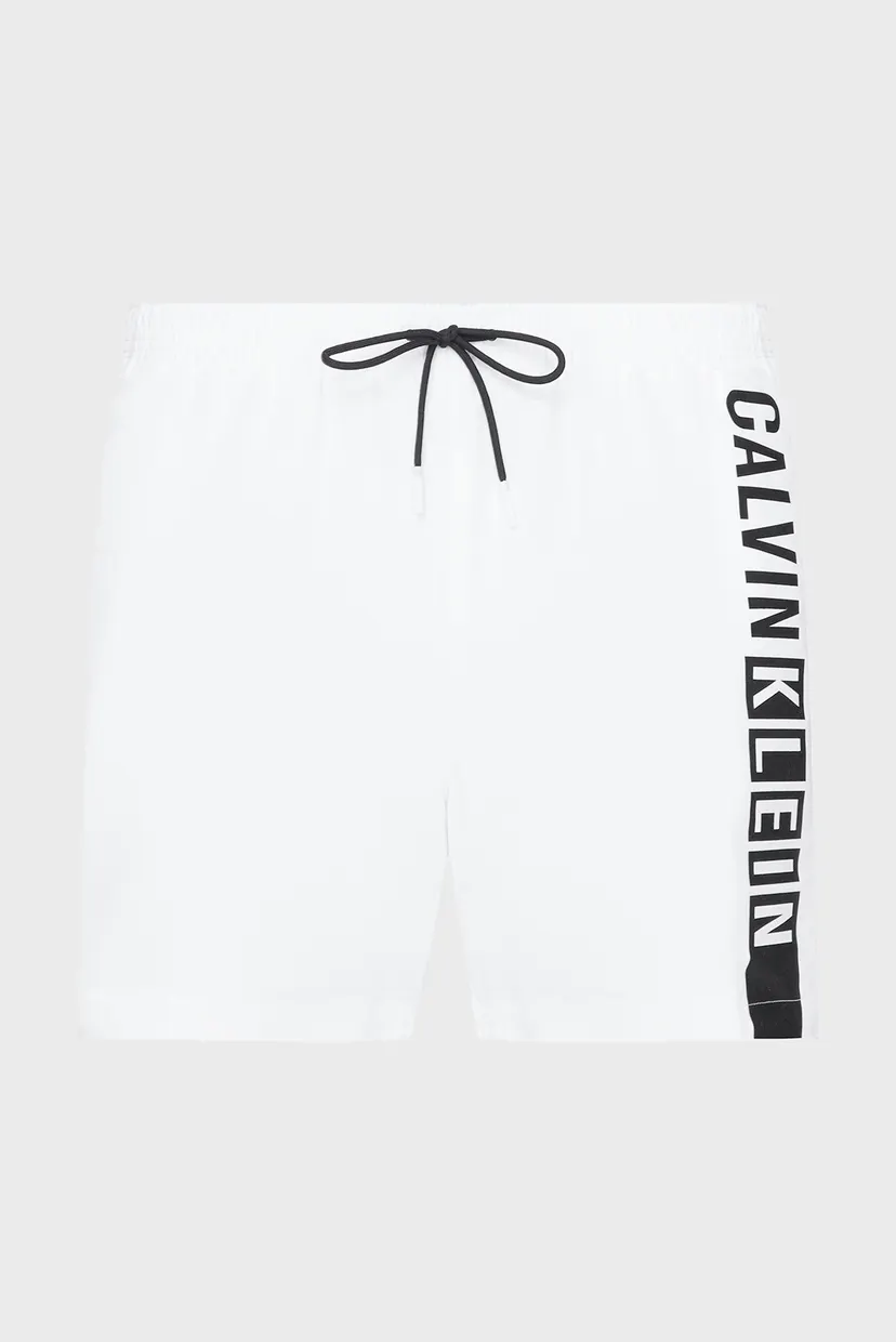 Чоловічі білі плавальні шорти MEDIUM DRAWSTRING-GRAPHIC 5