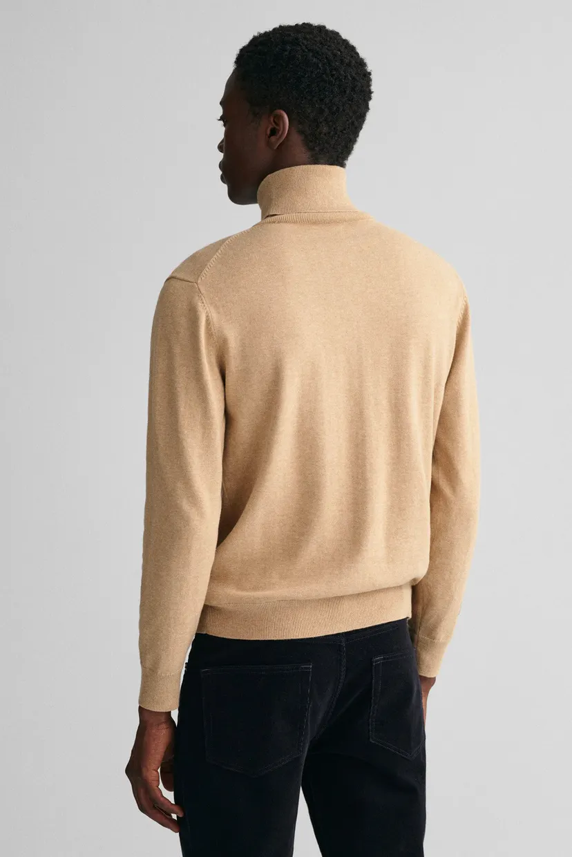 Чоловічий бежевий гольф CLASSIC COTTON ROLLERNECK 3