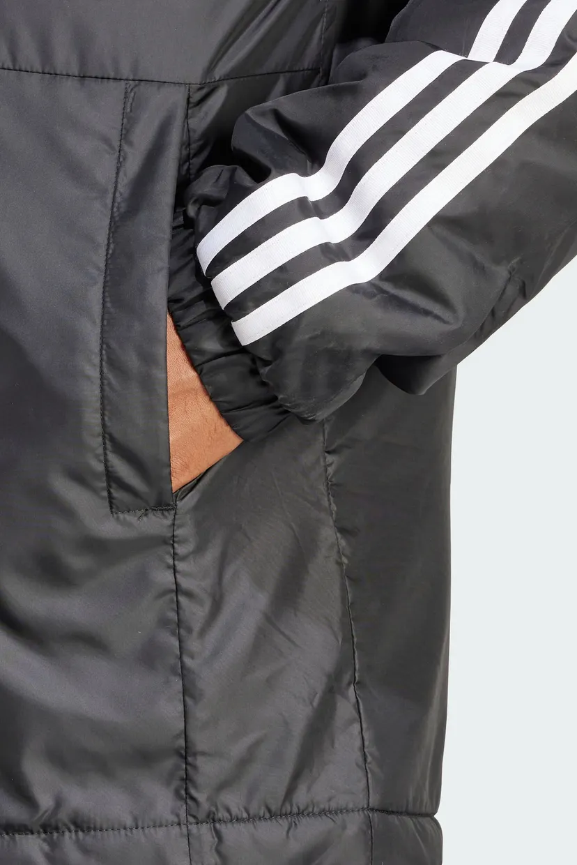 Чоловіча чорна куртка Essentials 3-Stripes Insulated 4