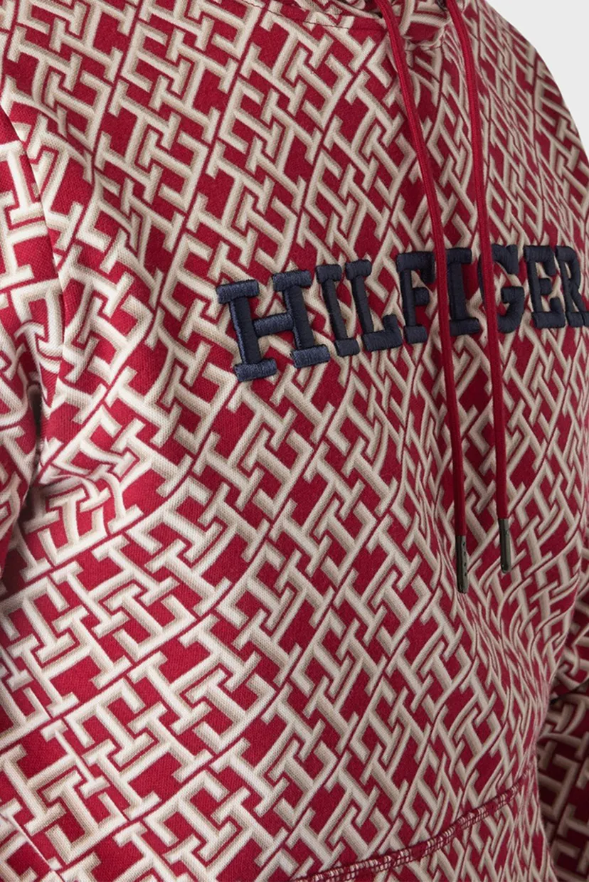 Мужское худи с узором AOP MONOGRAM 4