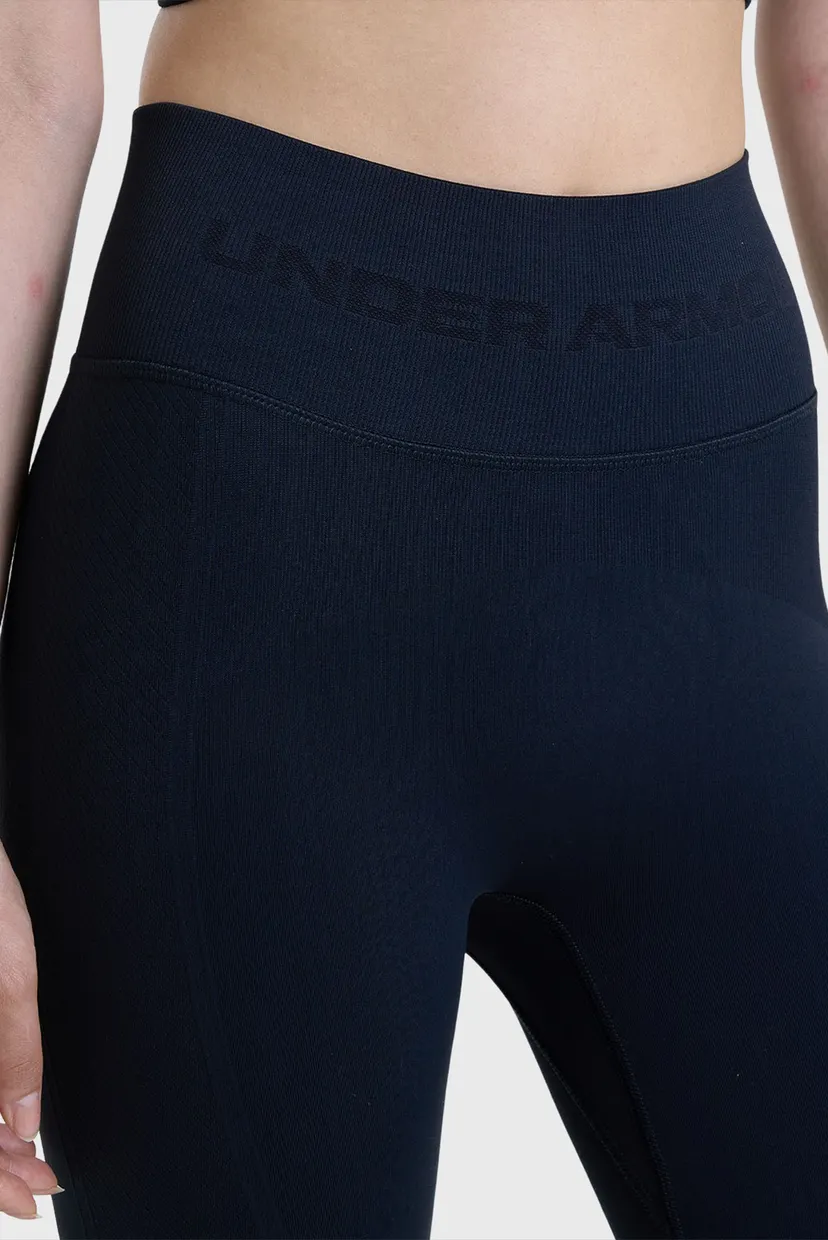 Женские черные тайтсы UA Train Seamless Legging 5