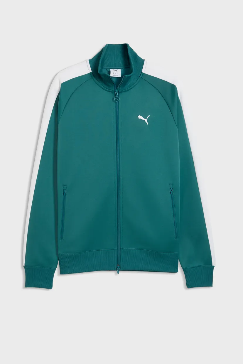 Мужская зеленая спортивная кофта T7 ALWAYS ON Track Jacket Men 4