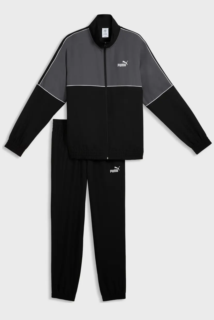 Чоловічий чорний спортивний костюм (кофта, штани) Woven Colourblocked Tracksuit Men 4