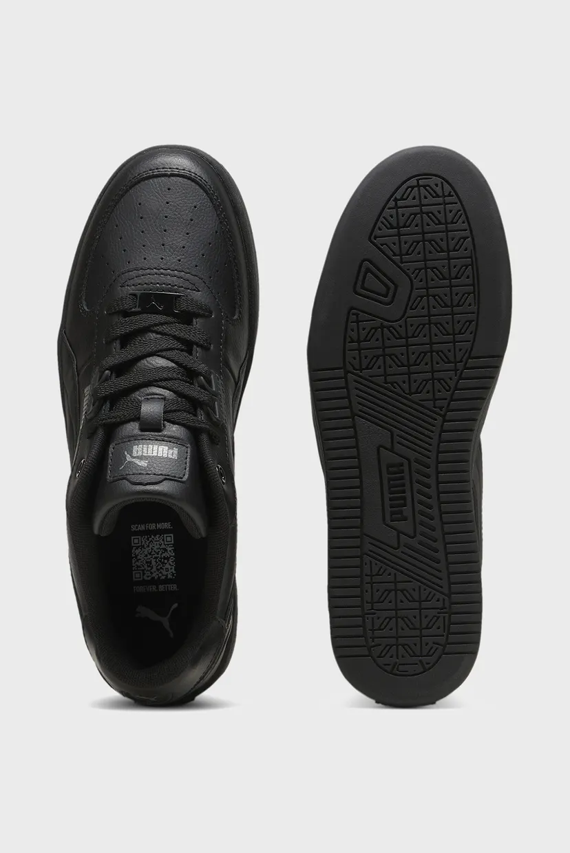 Черные кожаные сникерсы Puma Caven 2.0 Lux Unisex Sneakers 4