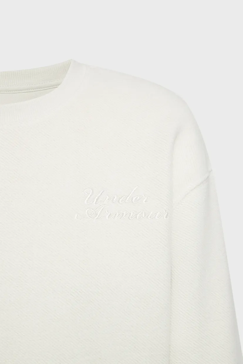 Жіночий білий світшот Icon Terry Varsity Crew 3