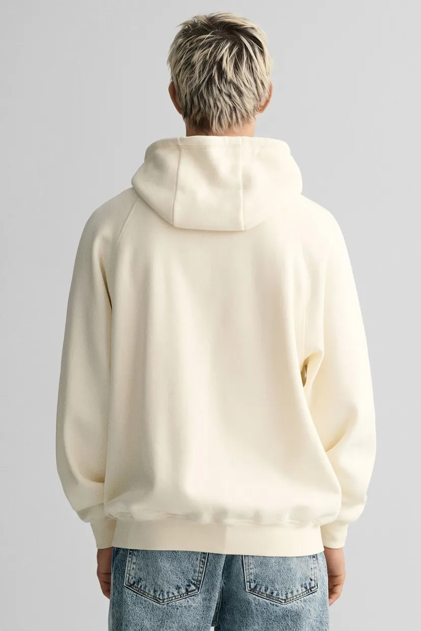 Мужское белое худи YACHT HOODIE RAGLAN 3