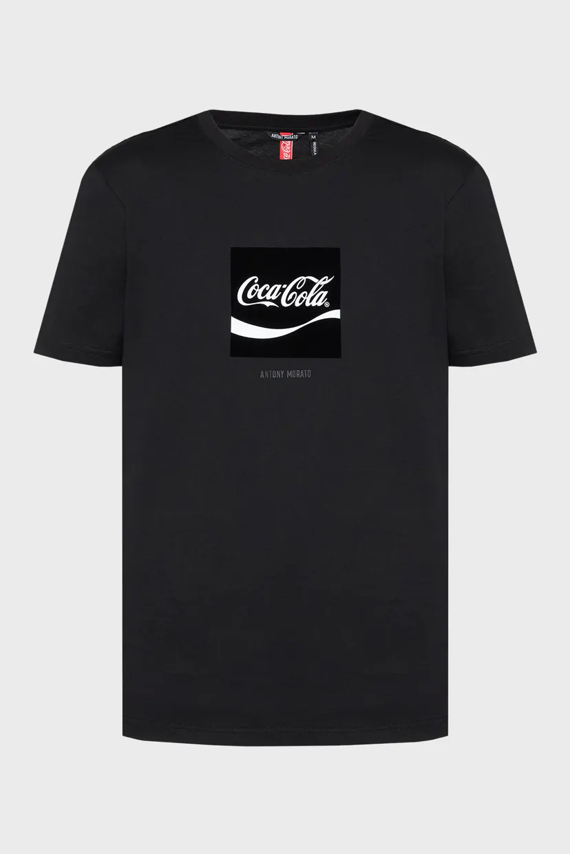 Мужская черная футболка Antony Morato x Coca Cola 6