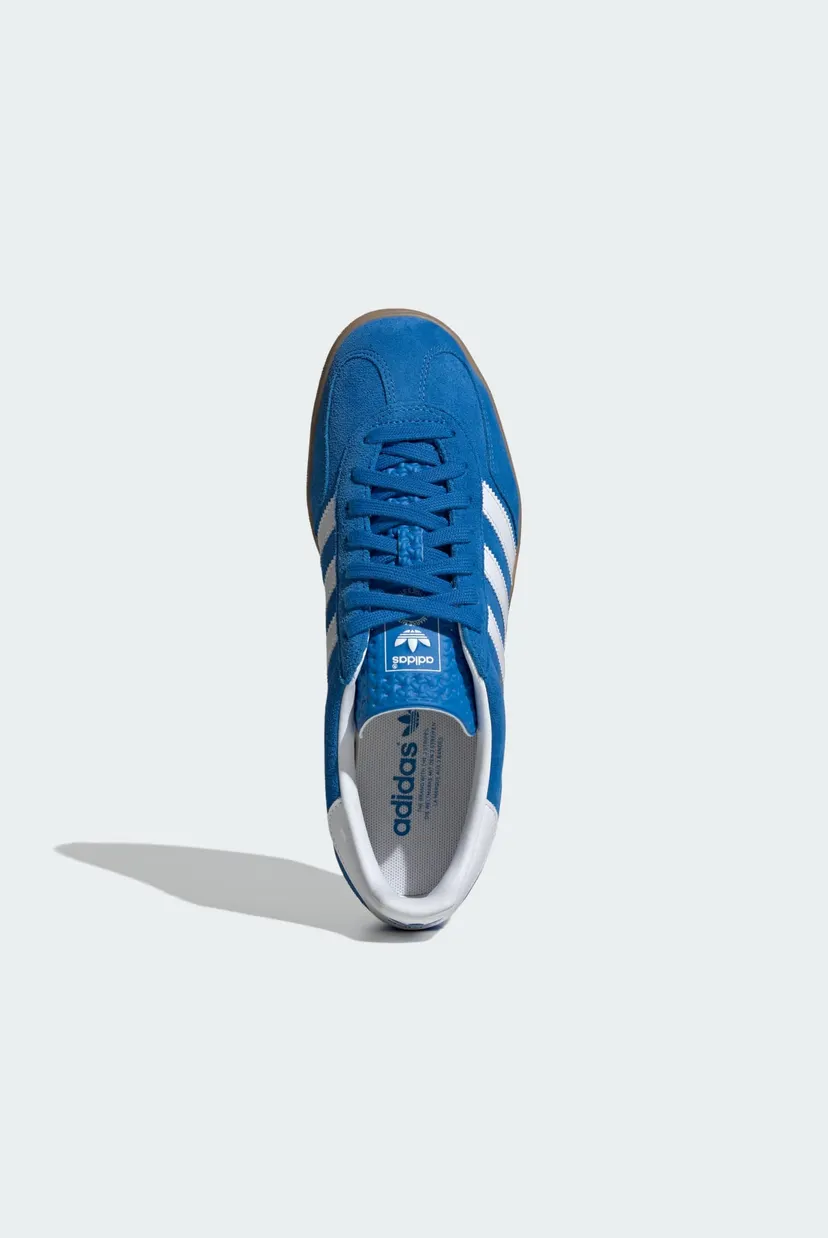 Мужские синие замшевые сникерсы Gazelle Indoor 3