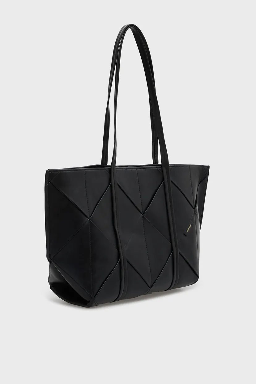 Женская черная сумка WOVEN MEDIUM CARRYALL 3