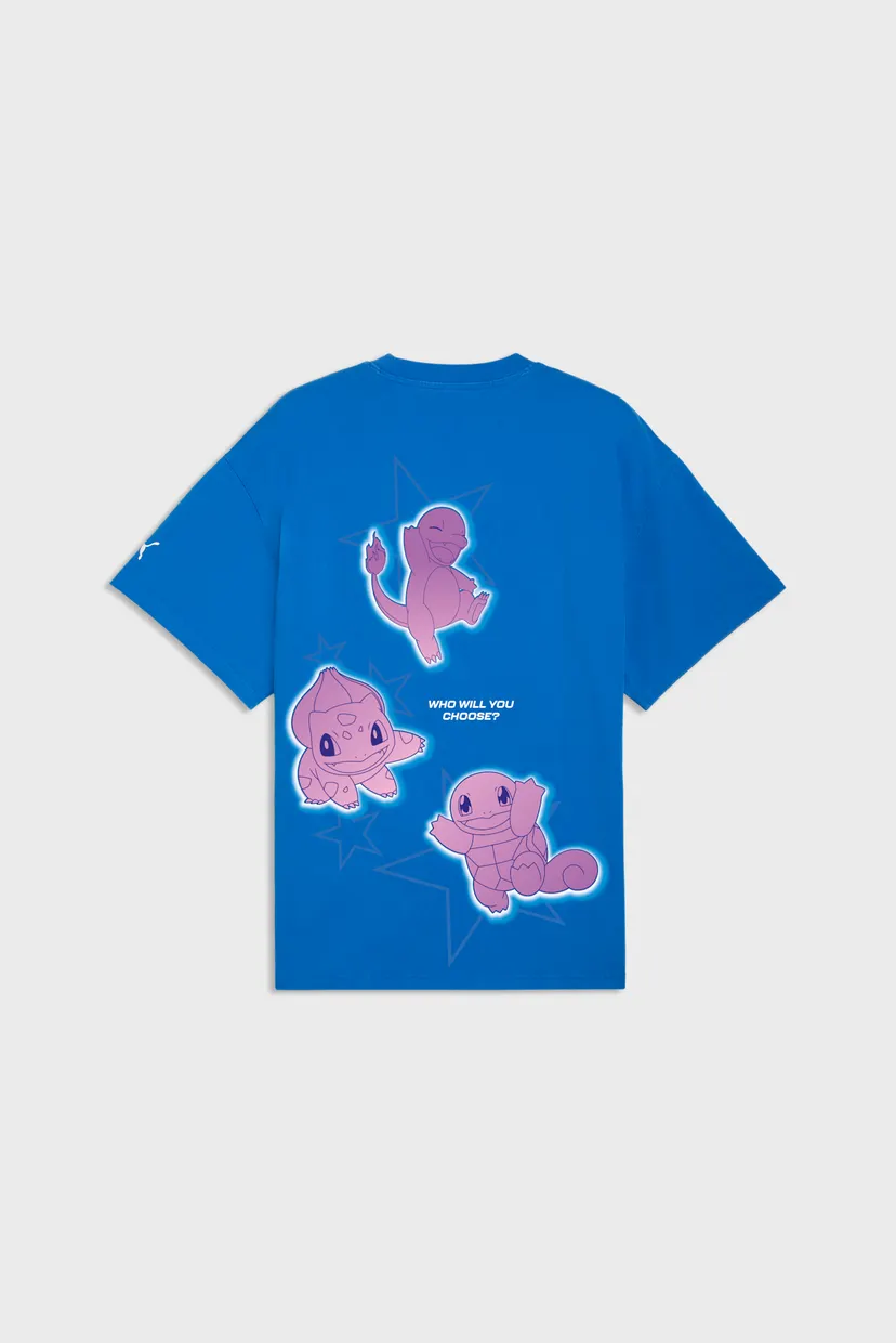 Чоловіча синя футболка PUMA x POKÉMON Oversized Tee Men 5