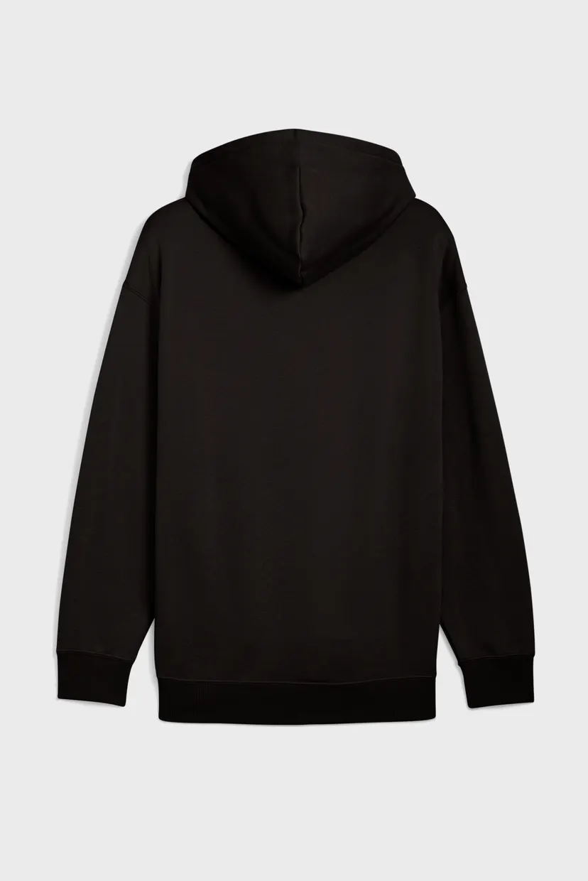 Чоловіче чорне худі Wardrobe Essentials Relaxed Fleece Hoodie Men 5