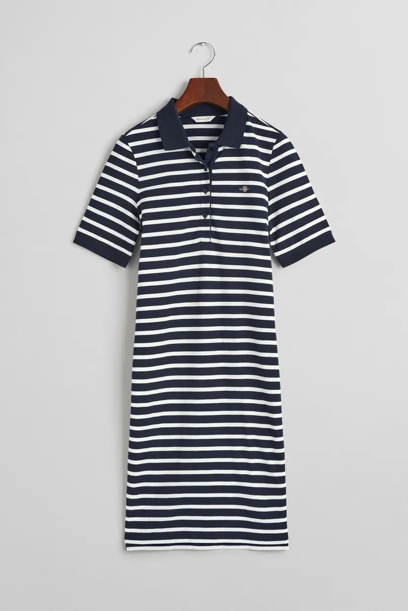 Жіноча сукня у смужку STRIPED SHIELD SS PIQUE POLO 6