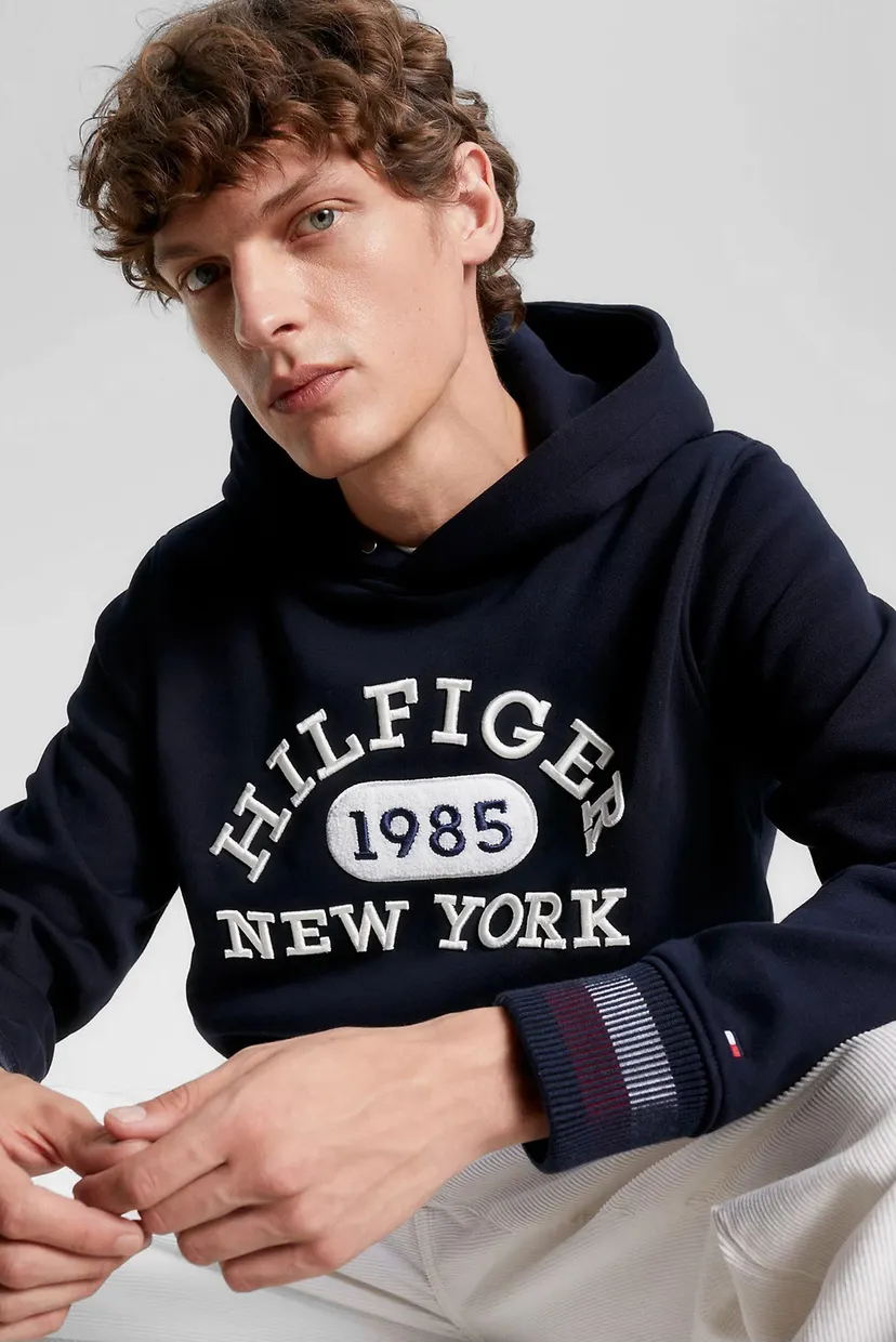 Чоловіче темно-синє худі MONOTYPE COLLEGIATE HOODIE 4