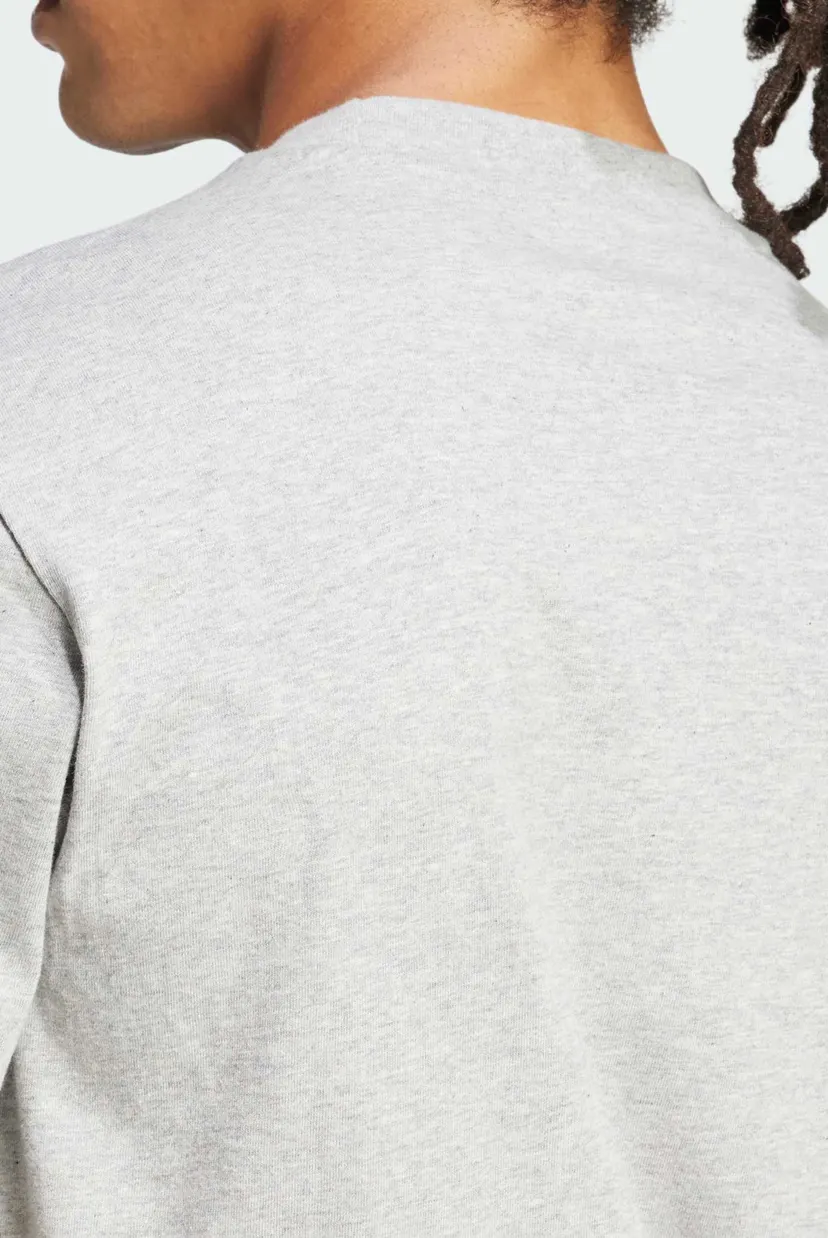 Мужская серая футболка Essentials Small Logo Single Jersey 5