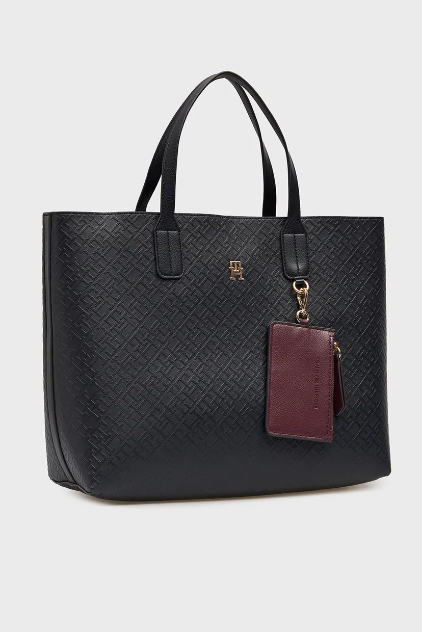 Жіноча темно-синя сумка ICON SATCHEL MONO 3