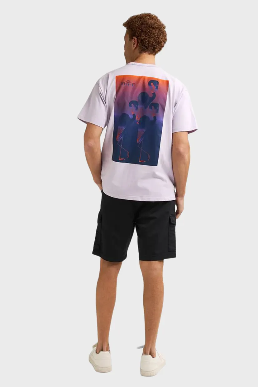 Мужская сиреневая футболка Men T-Shirt SS 4