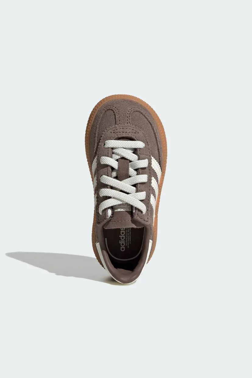 Дитячі коричневі замшеві снікерси Handball Spezial Comfort Closure Elastic Lace Kids 6