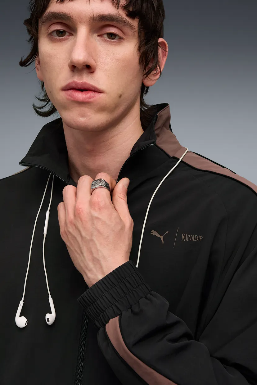 Чоловіча чорна спортивна кофта PUMA x RIPNDIP T7 Jacket Men 4