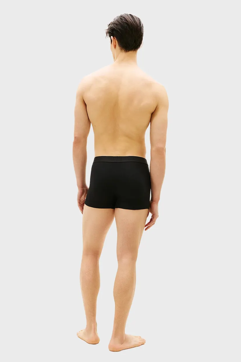 Чоловічі чорні боксери (3 шт) RIB TRUNK 3