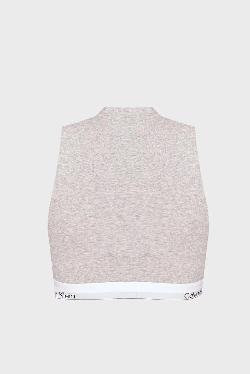 Жіночий сірий топ MOCKNECK 7