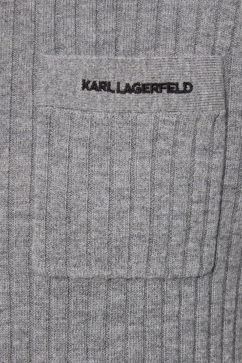 Мужское серое шерстяное поло 3