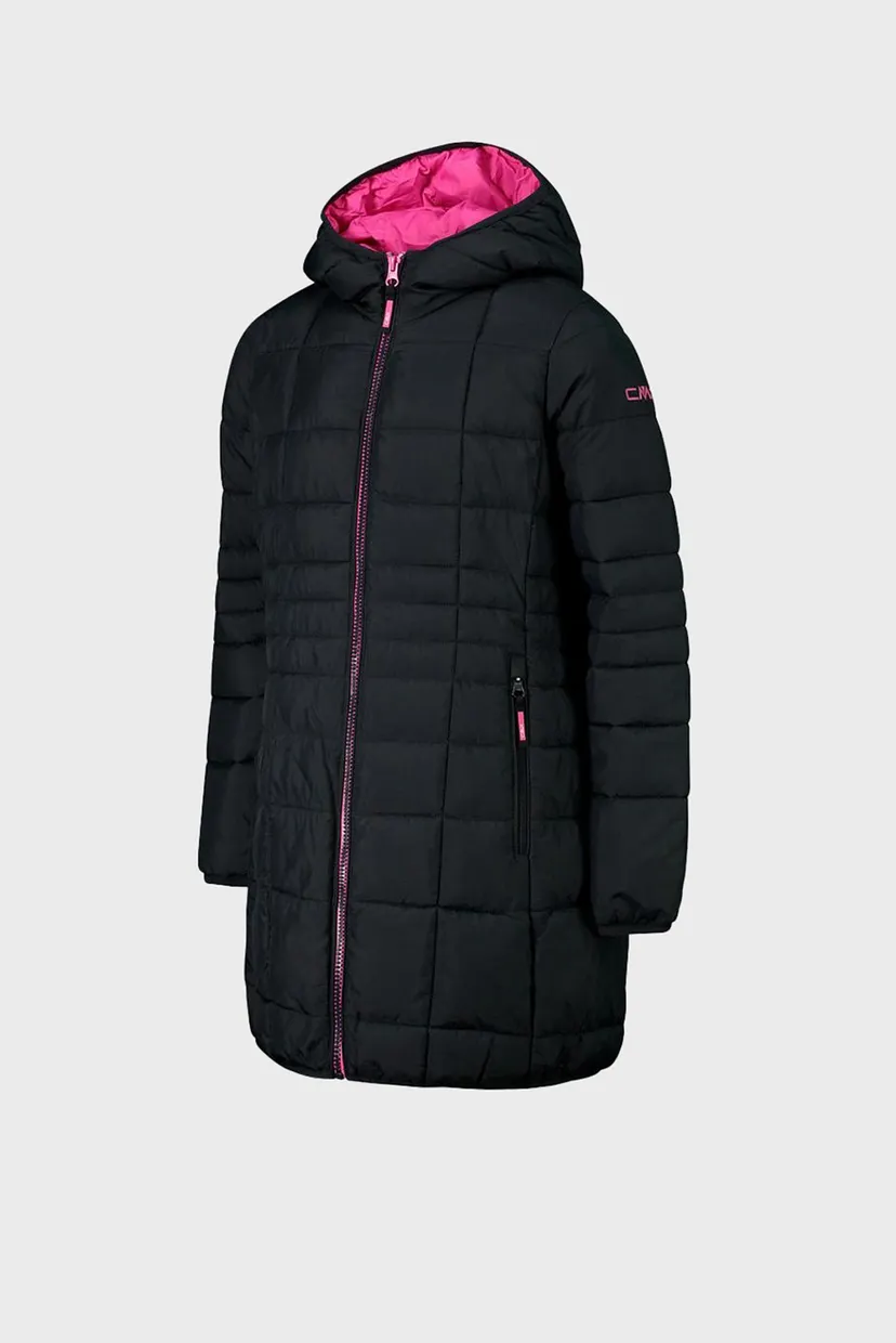 Дитяча чорна куртка COAT FIX HOOD TAFFETA 3