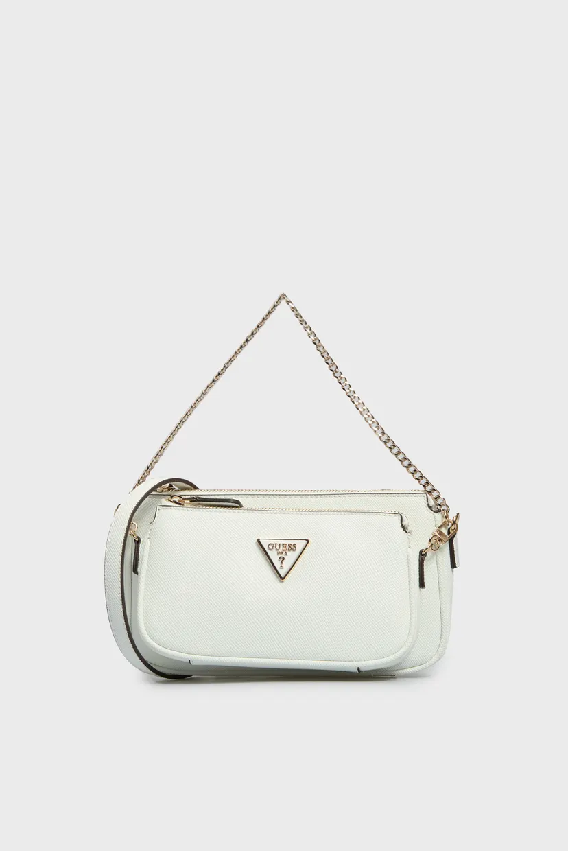 Жіноча біла сумка NOELLE DBL POUCH CROSSBODY Guess HWZG7879710