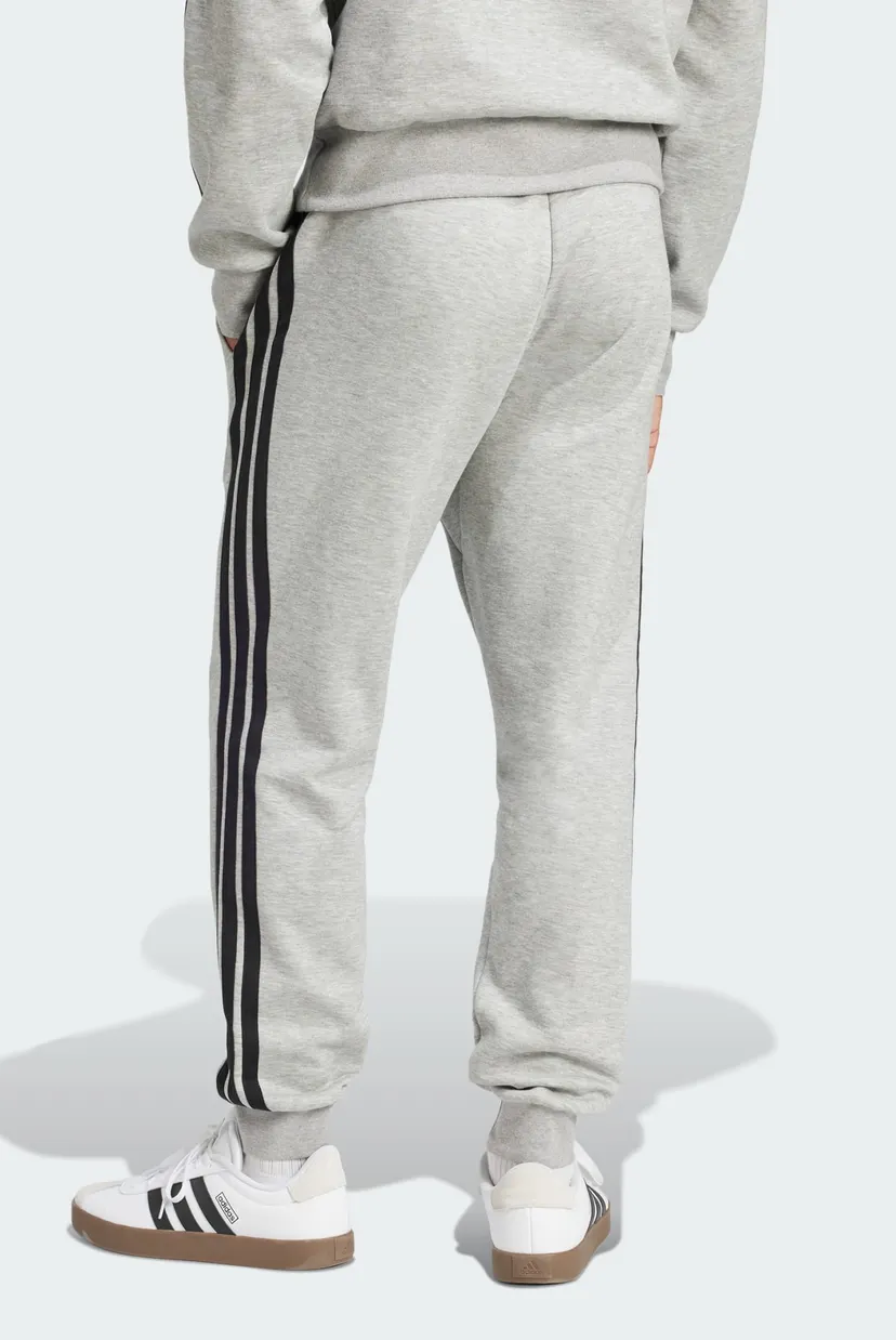 Мужские светло-серые спортивные брюки Essentials 3-Stripes Fleece 3