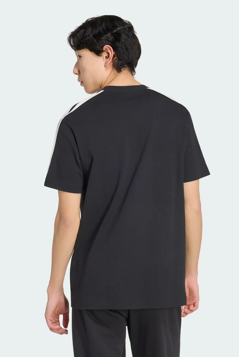 Мужская черная футболка ADIDAS KIT 3-STRIPES REGULAR 3